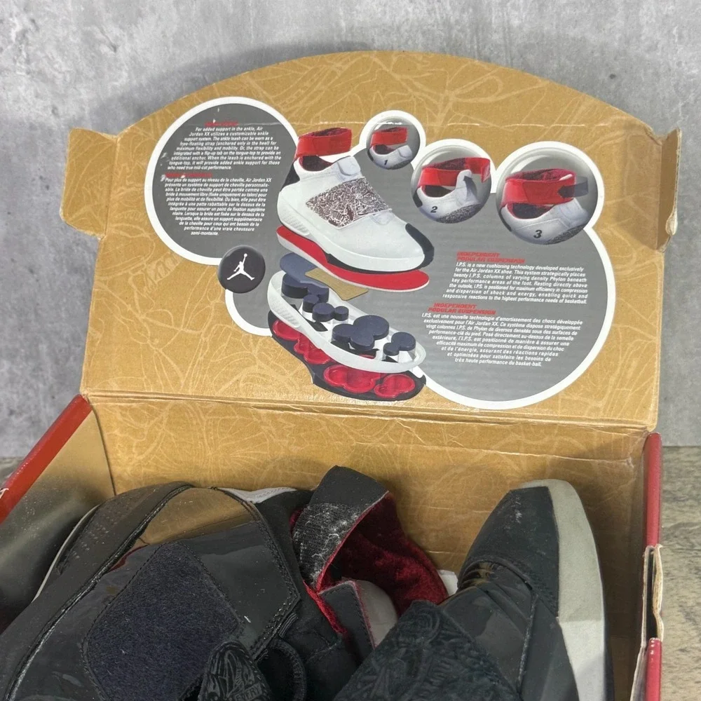 Air Jordan 20 OG 2005 Stealth Men 8 310455-001  OG Box SOLE SEPERATION